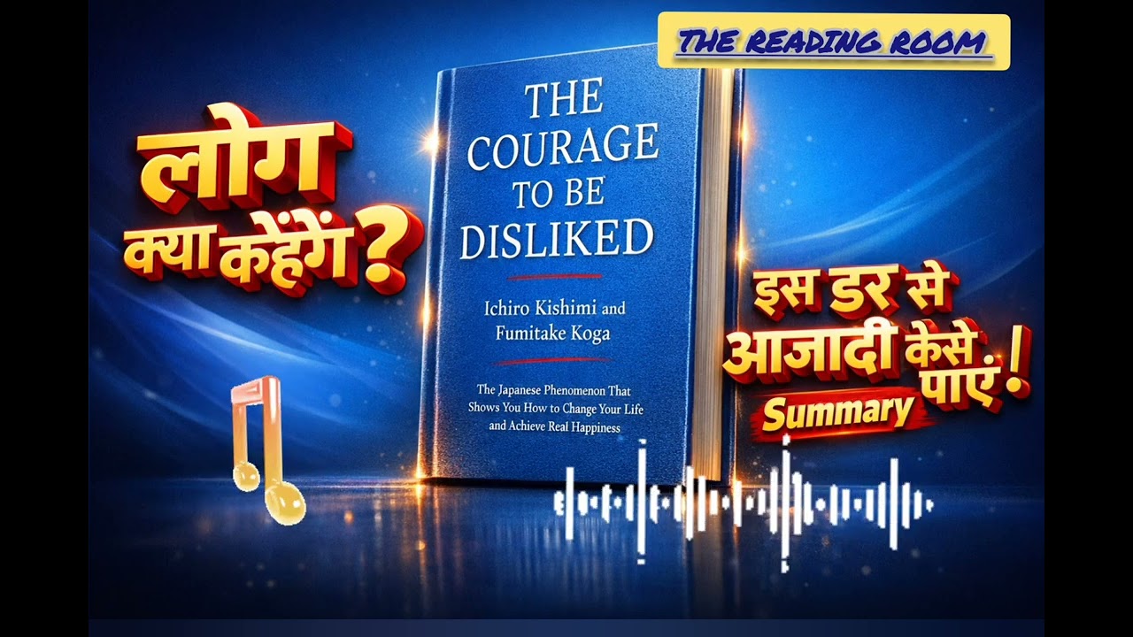 लोग क्या कहेंगे? इस डर से आजादी कैसे पाएं | The Courage to Be Disliked Summary | the reading room 