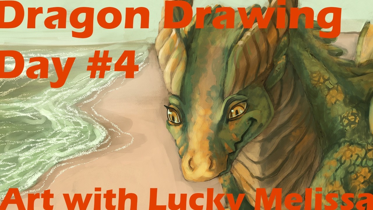 Dragon Drawing Day 4 - Art with Lucky Melissa