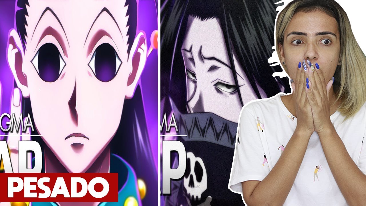 REACT 2 EM 1: Escondido nas Sombras | Illumi (Hunter x Hunter) & Rap do Feitan | Enygma