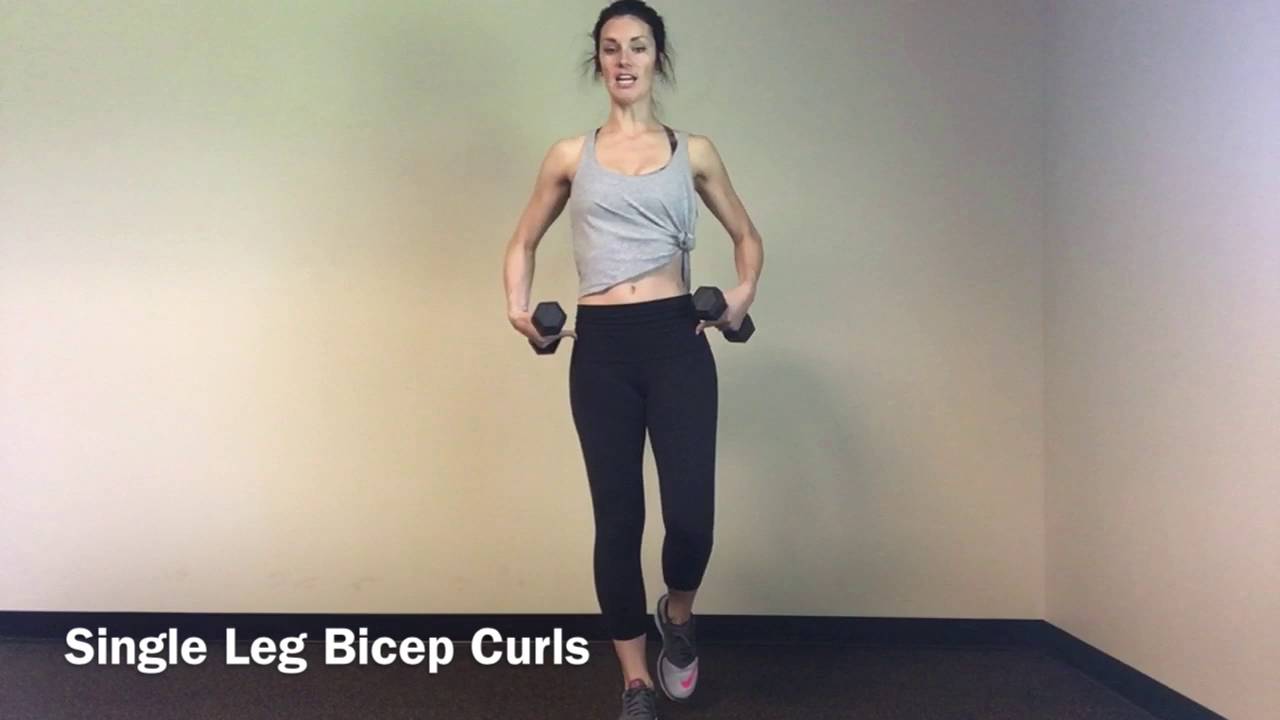 Single Leg Bicep Curls