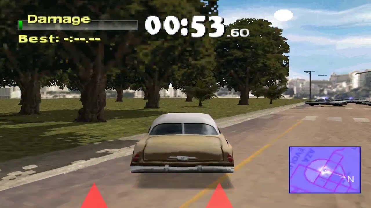 DRIVER 2 SURVIVAL MODE HAVANA(NO CHEATS)SURVIVED 01:37