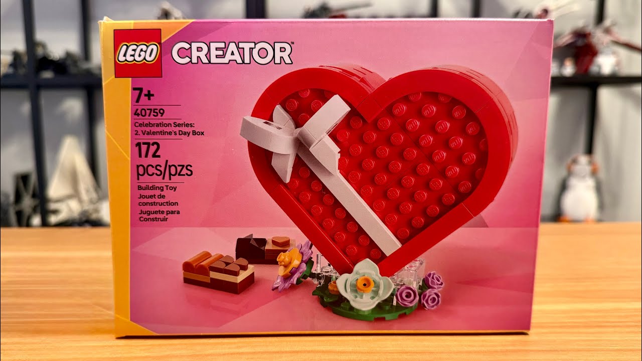 LEGO 40759 Celebration Series: Valentine's Day Chocolate Box Review!