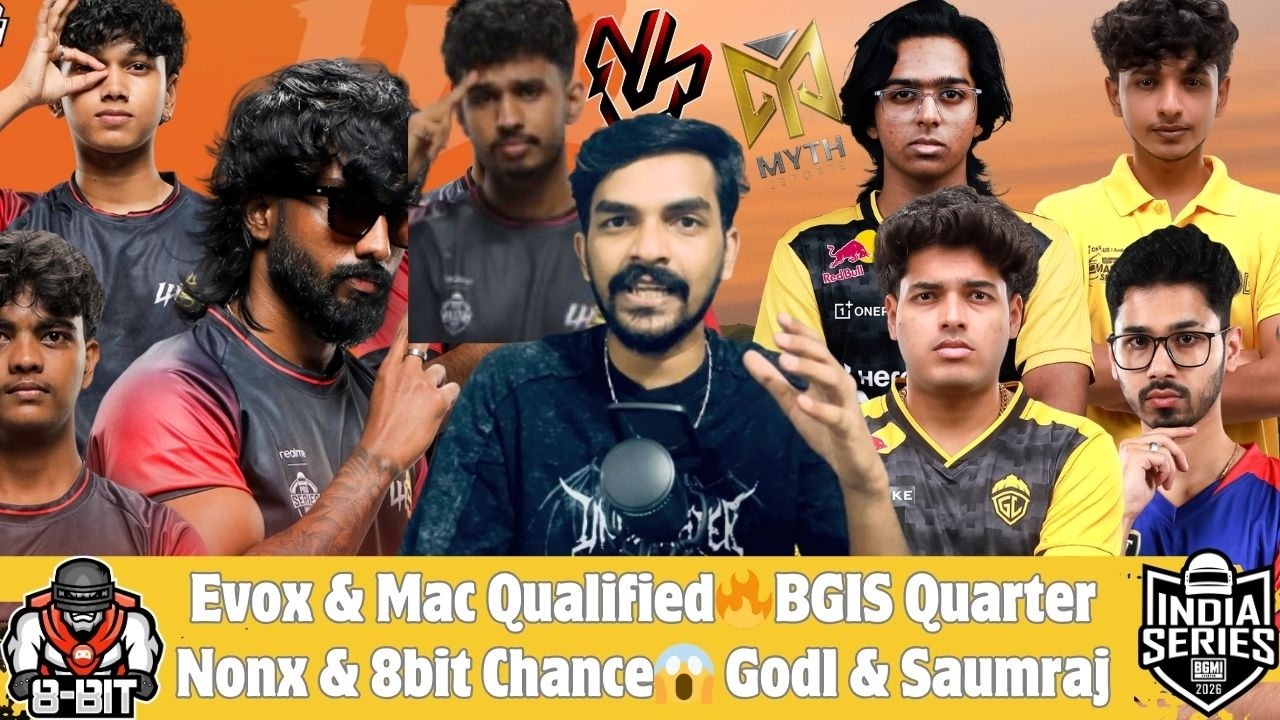 Evox & Mac Qualified🔥| Godl & Saumraj😱| Nonx & 8bit Chance | BGIS Quarter Format | Junior Gaming