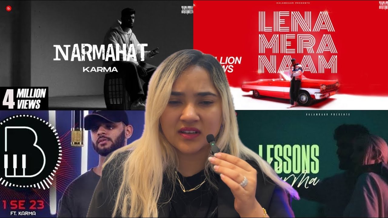 Karma Reaction | Narmahat freestyle | Lena mera naam | 1 se 23 | Lessons