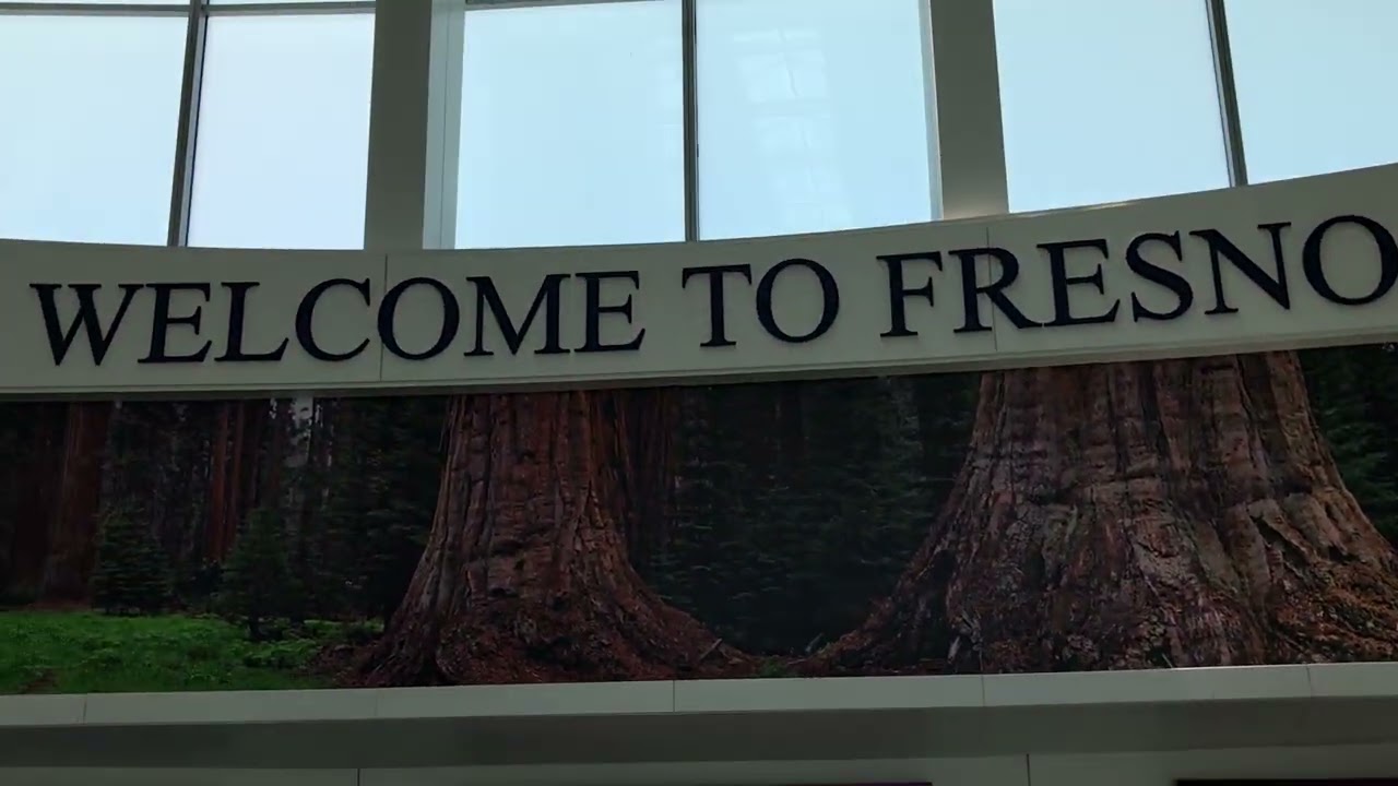 (FAT) Fresno, CA. Airport & Terminal walk through