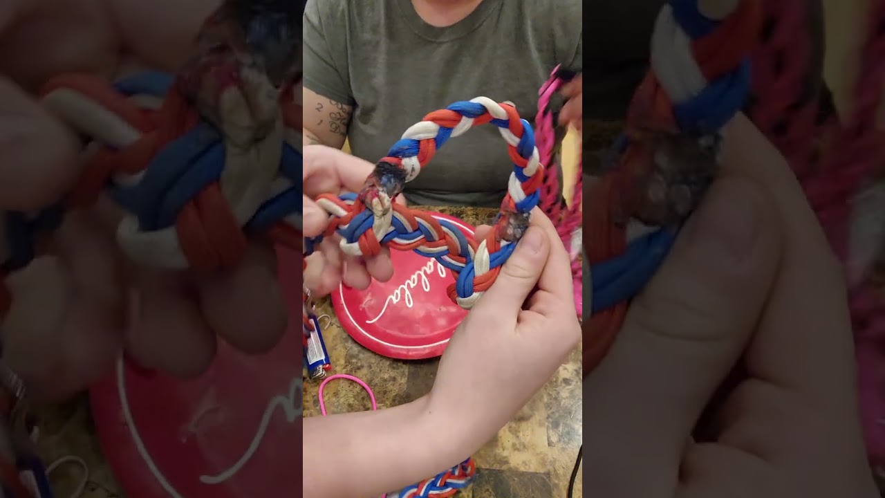 Making a braid and double dragon braided paracord headstall