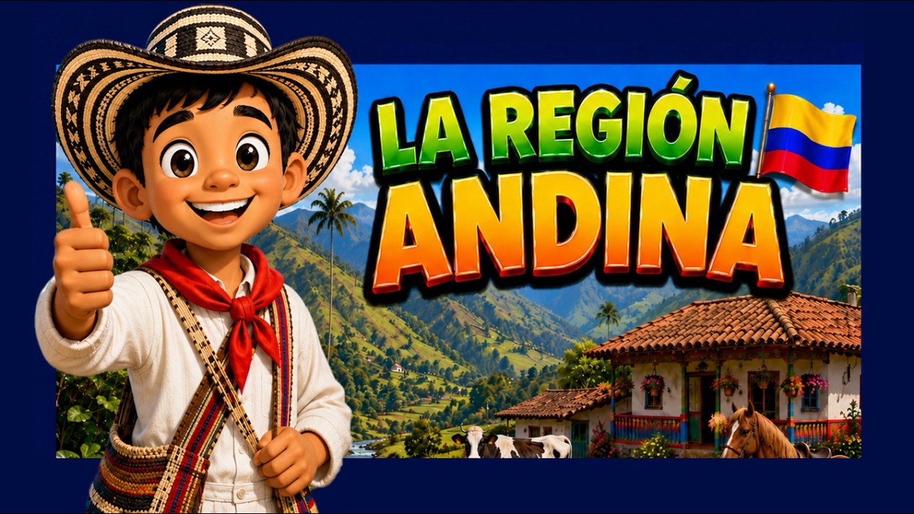 La regi&oacute;n Andina de Colombia 🌾🌋