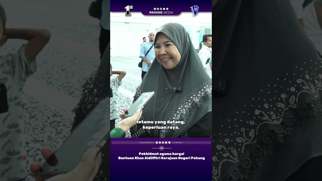 Pekhidmat agama hargai Bantuan Khas Aidilfitri Kerajaan Negeri Pahang