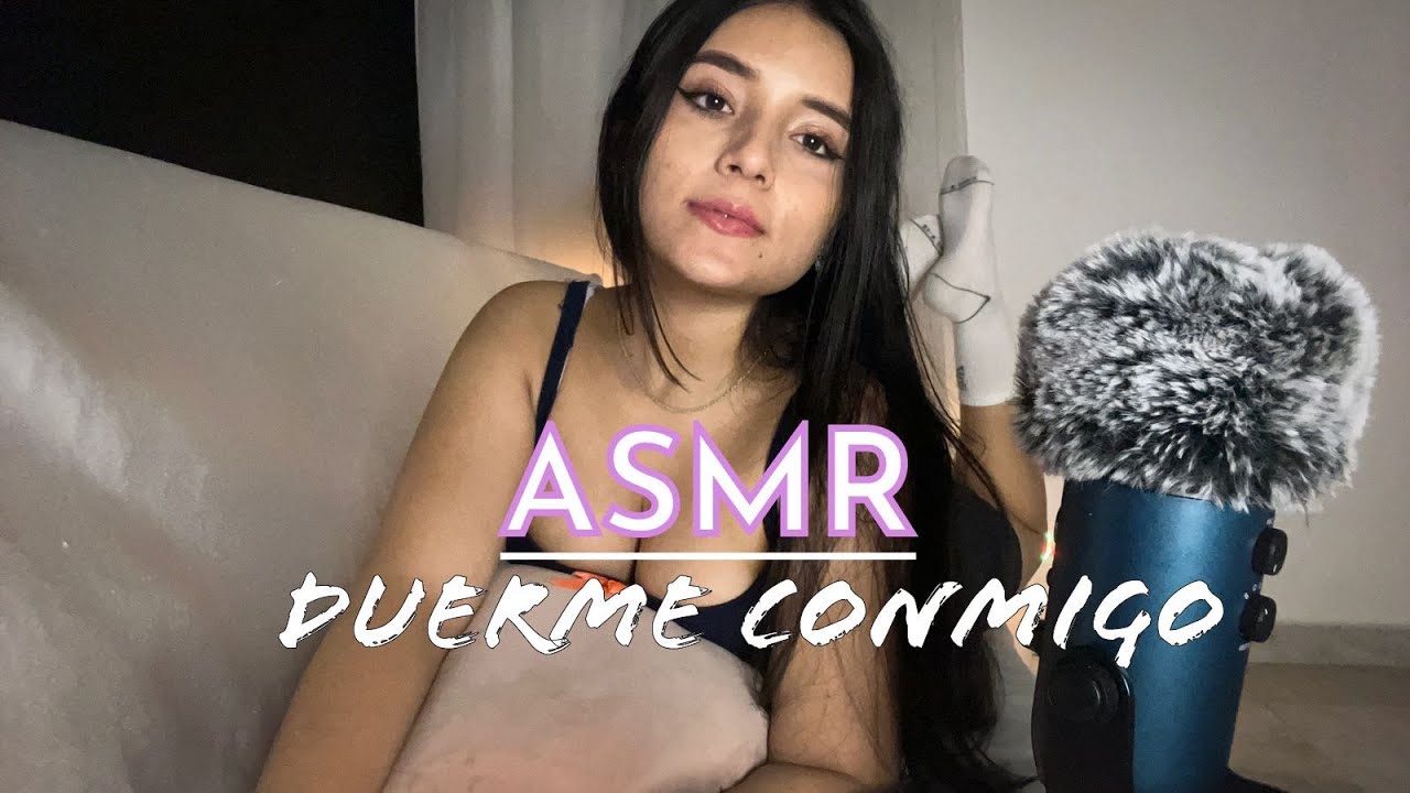 Asmr ROLEPLAY duerme en mi cama ♡