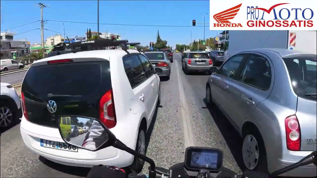 Χαμενος στην πρωτευουσα με ενα Honda Hornet 750