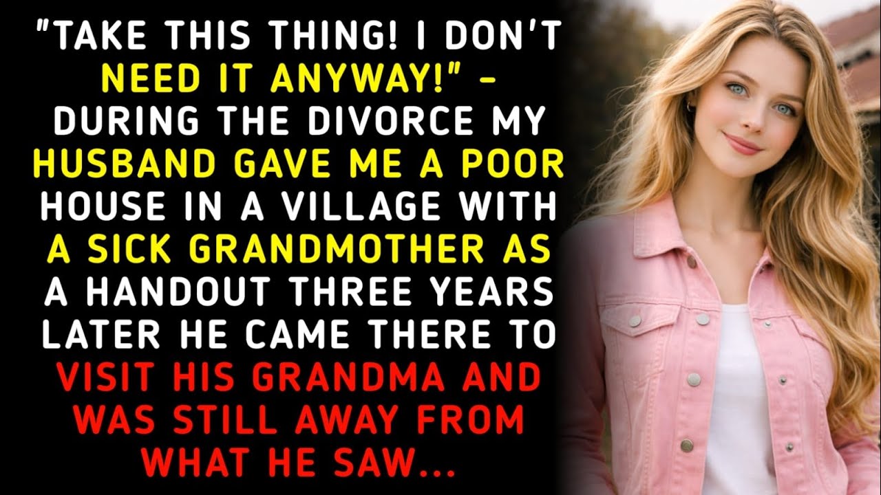 Take This Shack — I Don’t Need It!’ My Husband Sneered During Our Divorce… Three Years Later, He...