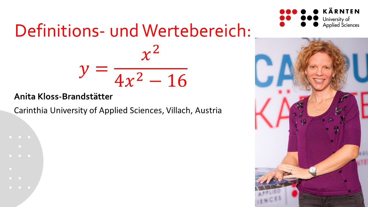 Definitions- und Wertebereich einer gebrochen rationalen Funktion