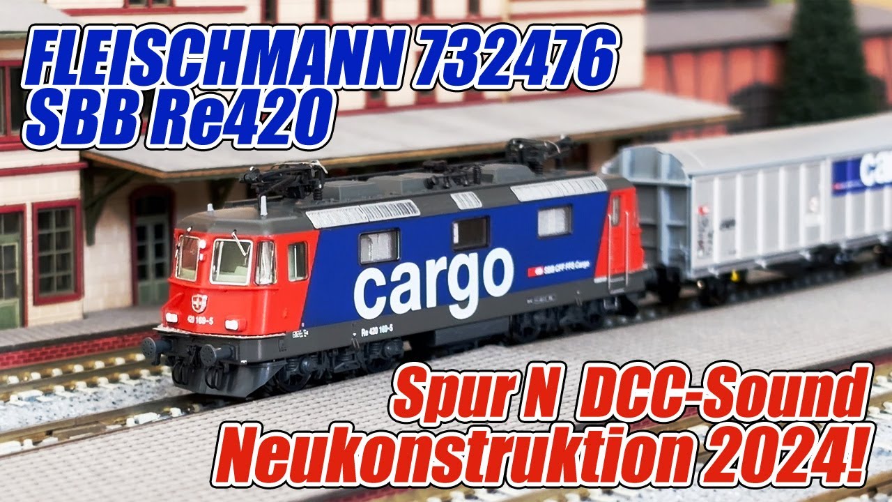 FLEISCHMANN 734276 SBB Re 420 (Re 4/4II) Neukonstruktion 2024, DCC-Sound Spur N /N gauge Nゲージ