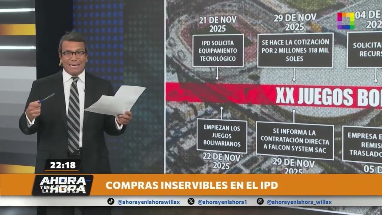 Ahora y en la Hora - ENE 27 - COMPRAS INSERVIBLES EN EL IPD | Willax