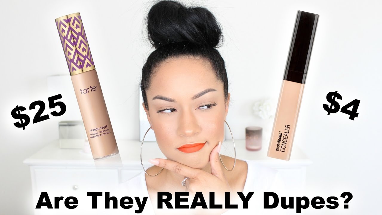 Tarte Shape Tape vs. Wet N Wild Photo Focus Concealer.. Are They Dupes?!