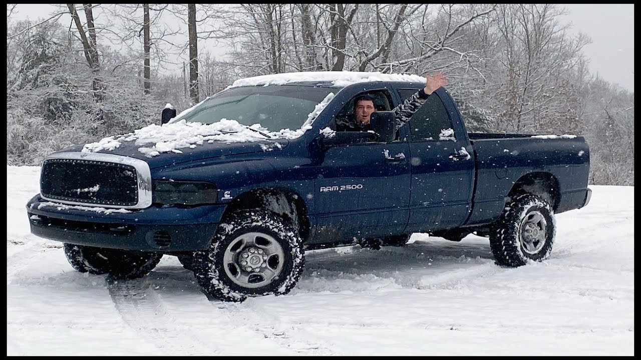 OFFROAD DRIFTING IN THE CUMMINS! RIP YARD!!