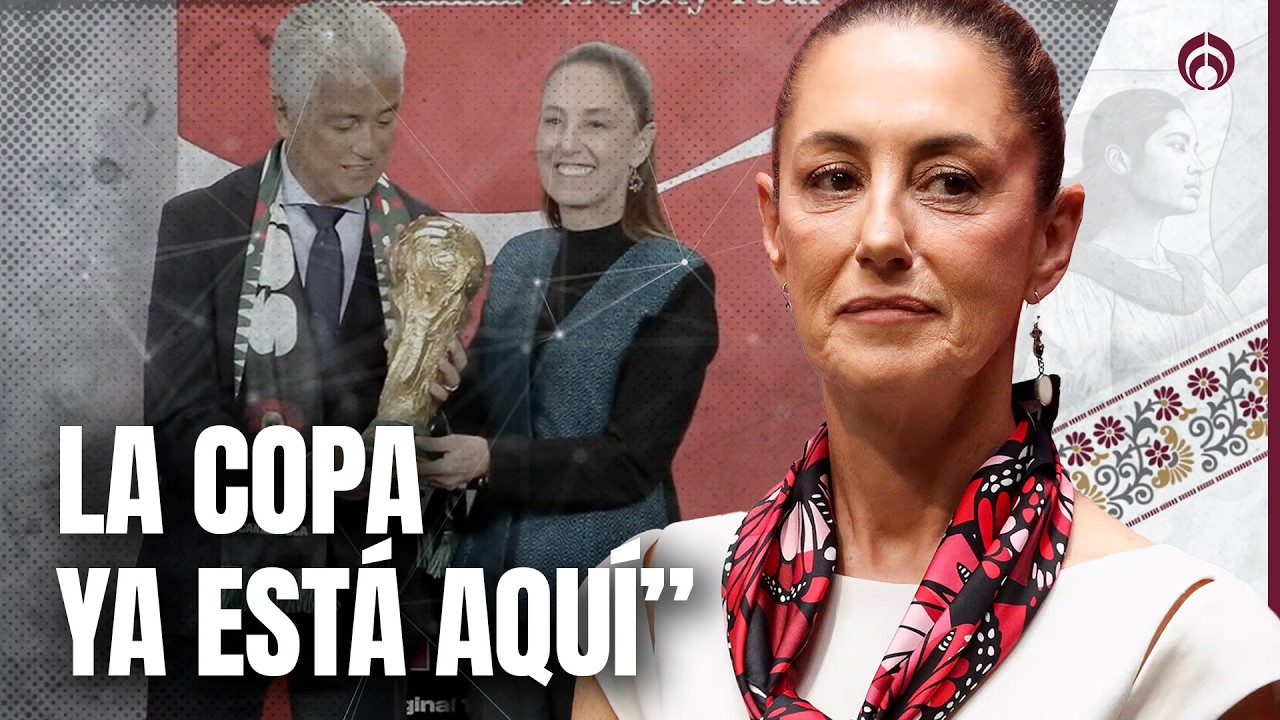 ¡Sheinbaum presume la Copa 2026 en Palacio Nacional!