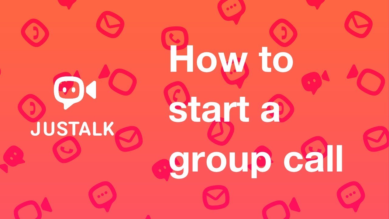 How to make a group call on JusTalk