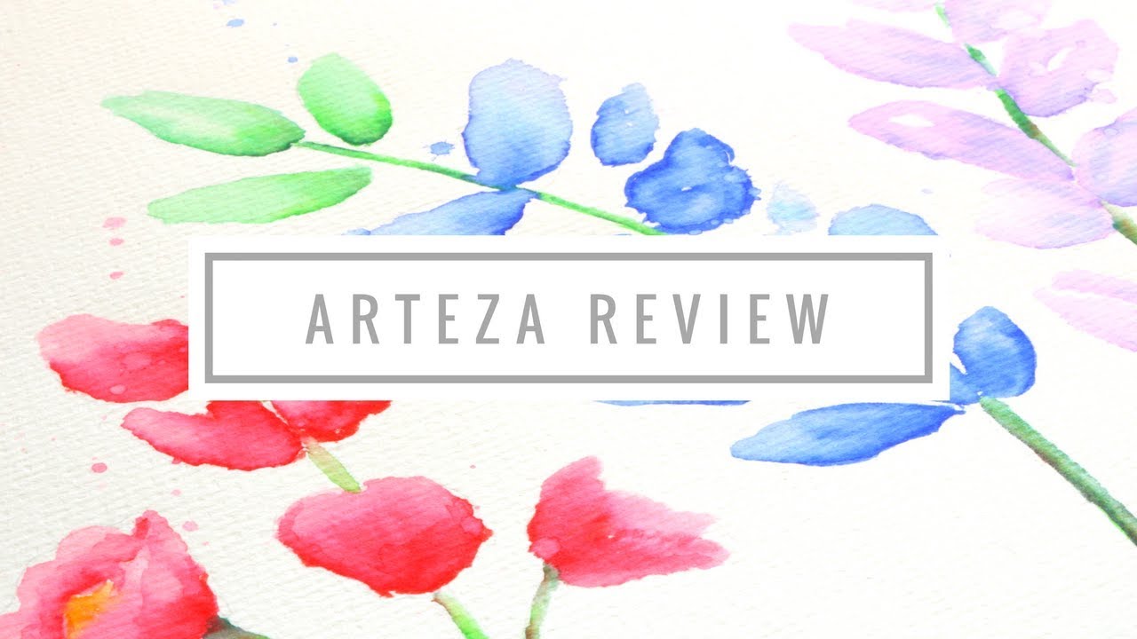 Arteza Real Brush Pens, Watercolor Paper and Self watering Brushes Review