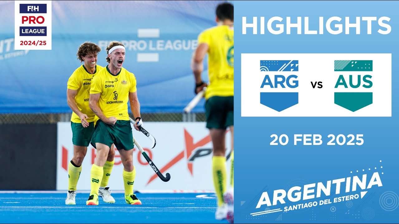 FIH Hockey Pro League 2024-25 Highlights: Argentina vs Australia (M) | Match 1