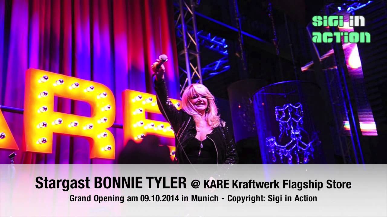 Stargast BONNIE TYLER @ KARE Kraftwerk Flagship Store Opening Munich (Preview)