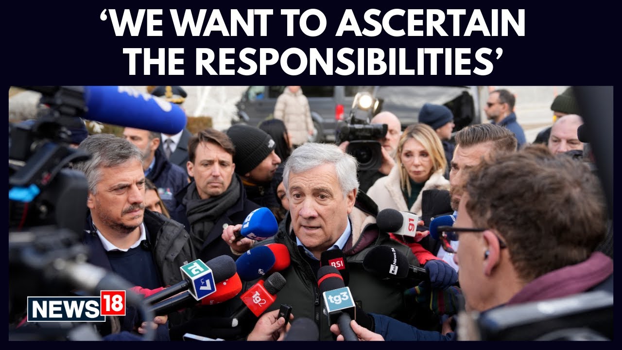 'The Security Cameras Were Terrible..' | Italy's Antonio Tajani on Swiss Resort Fire Tragedy
