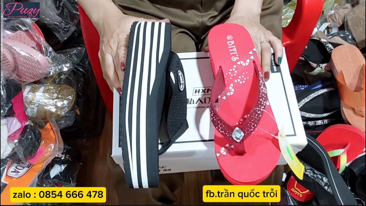 @quoctroitv : Dép kẹp bitis nữ ,kẹp xoàn nữ siêu bền mới về shop,Cửa hàng  Phú Quý tập 271