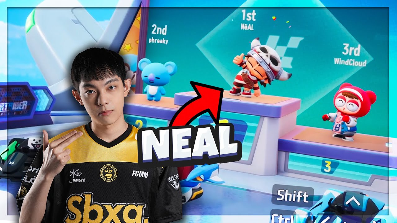 NEAL scopes out rising NA talent! Can I beat him ONCE?! | KartRider: Drift