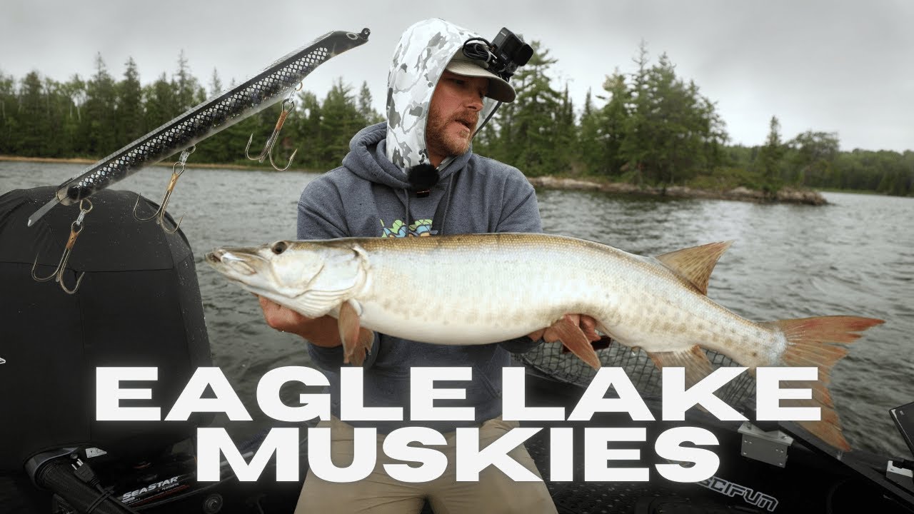 SOLO MUSKY FISHING On Remote Eagle Lake: SUICK BAIT MODS/TIPS & A Struggling Musky (Video 6)