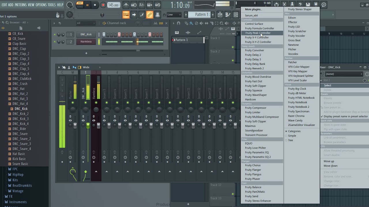 01-Tutorial FL Studio Bassline e Sidechain Psytrance Basico Harmless Iniciantes