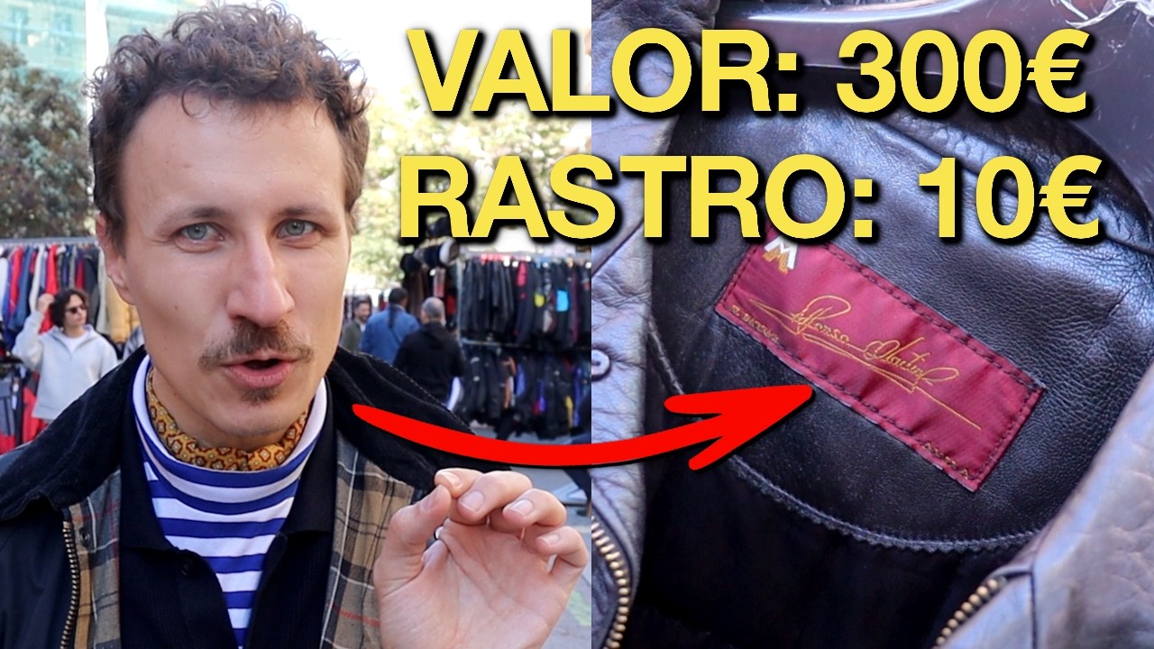 Levi's, Burberry, chaquetas de piel...¿Qué ropa puedes encontrar en El Rastro de Madrid?