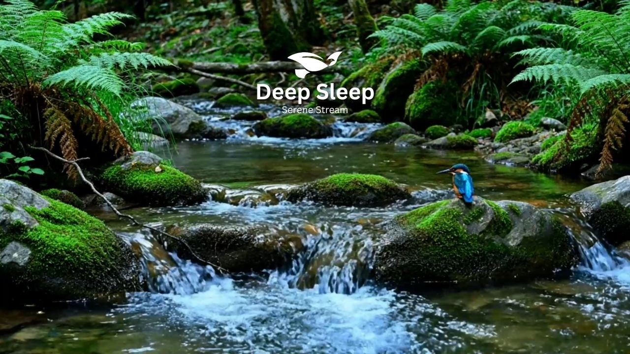 Natural Deep Sleep Sounds with Birds Chirping and River Flow