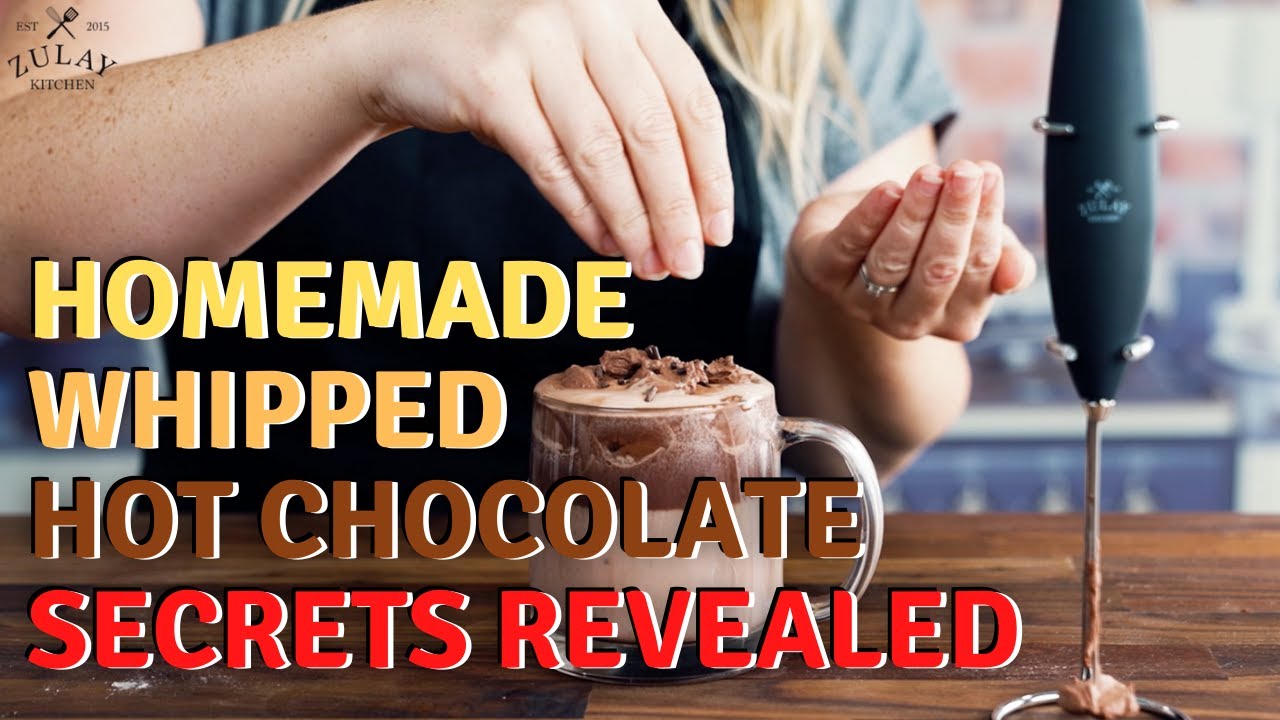 How To Make Easy Homemade Whipped Hot Chocolate | Secrets Revealed