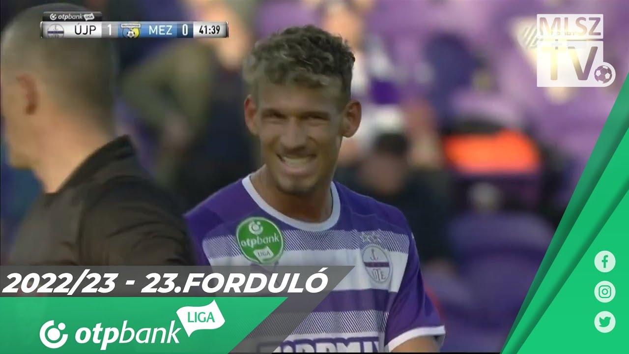 Újpest FC – Mezőkövesd Zsóry FC | 1-0 | (1-0) | OTP Bank Liga | 23. forduló | MLSZTV