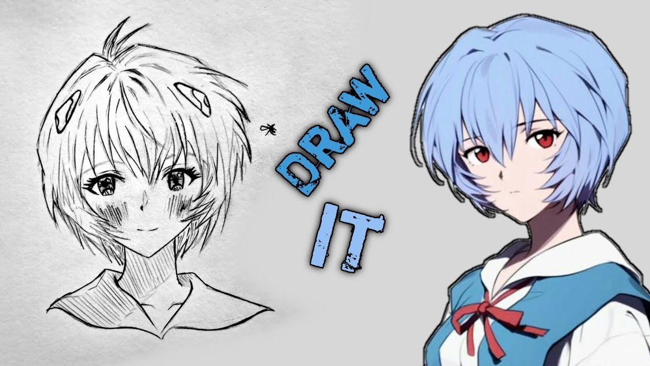 How to Draw Rei Ayanami | Step By Step | Easy Tutorial