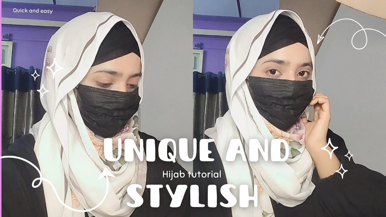 Simple And UNIQUE hijab Style! 😄💕✨#hijab 
