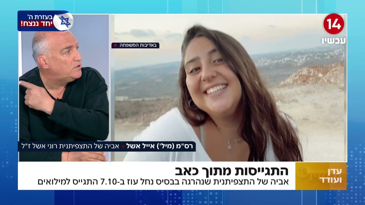 גיבור: אביה של התצפיתנית שנהרגה בבסיס נחל עוז התגייס למילואים
