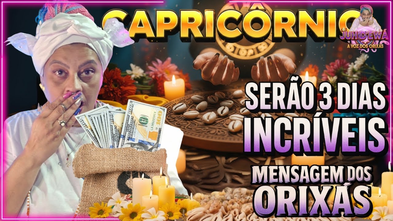 CAPRICÓRNIO, É URGENTE!! TUDO ISSO VAI ACONTECER NA TUA VIDA MUITO RAPIDO!💰🥰💎