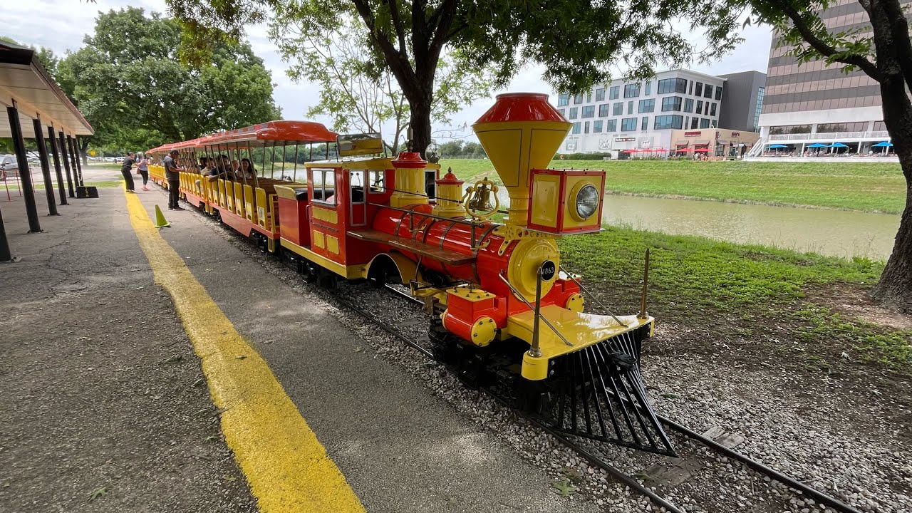 Ride Behind C P Huntington Engine 105 on the Forest Park Miniature Train on 05/11/24