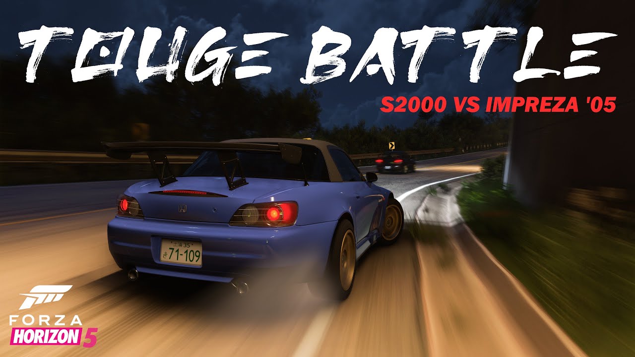 Forza Horizon 5 - Touge Battle S2000 vs Impreza 2005