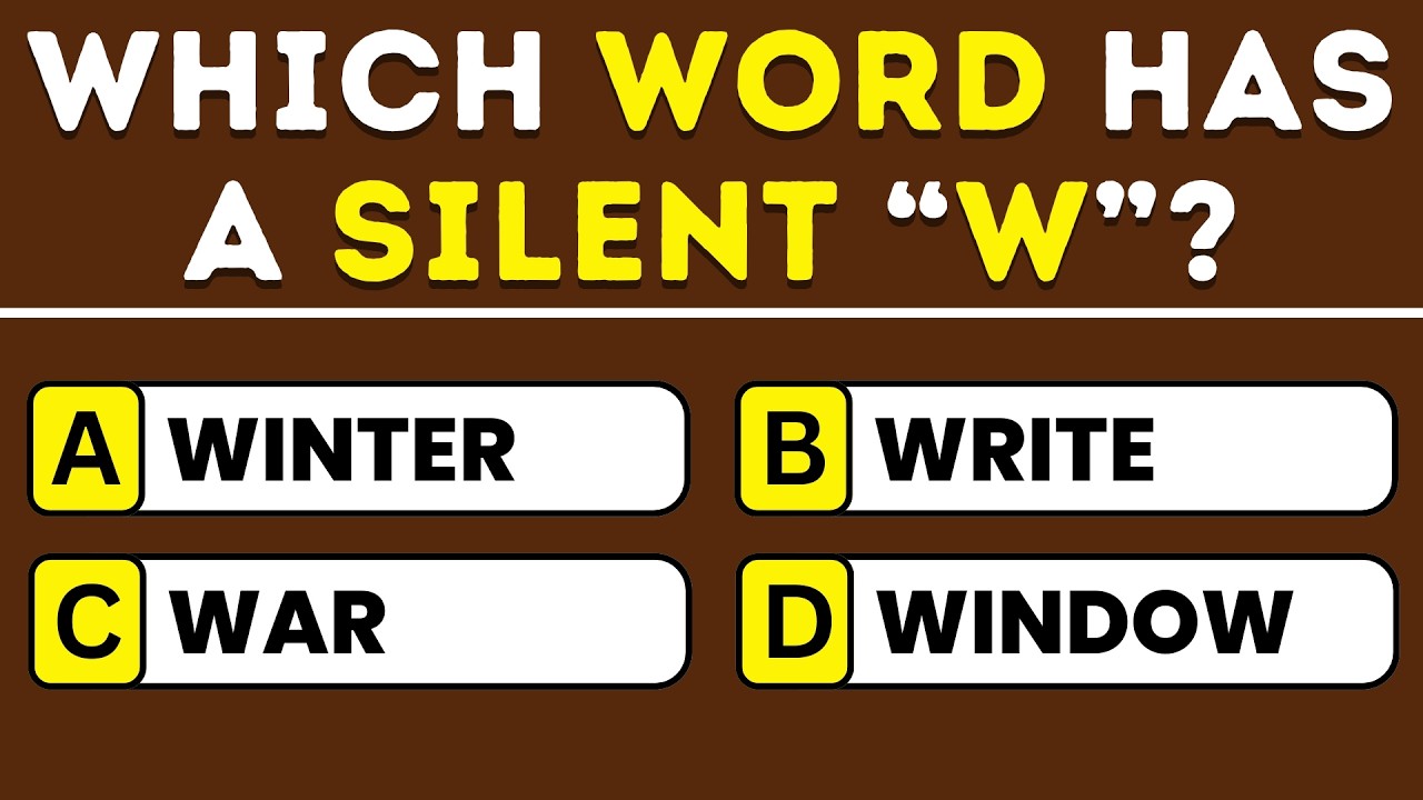 Can You Pass This General English Quiz? 📚 Test Your English With 40 Questions! 🧠
