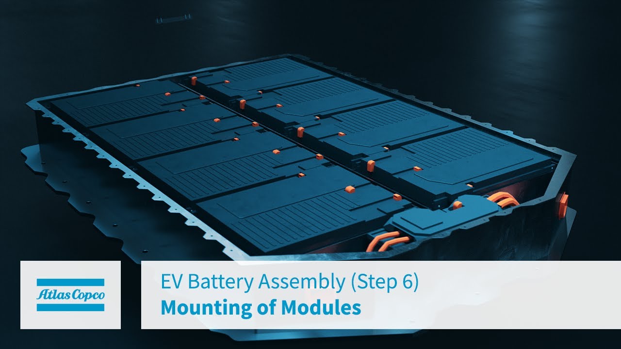 EV Battery Assembly (Step 6) Mounting of Modules