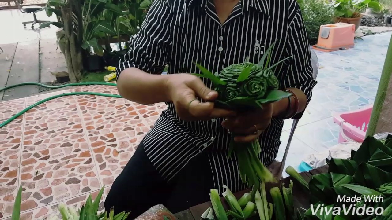 EP 4 :สอนเข้าช่อบูเก้ใบเตยหอมbyสมร ใบเตยหอม
