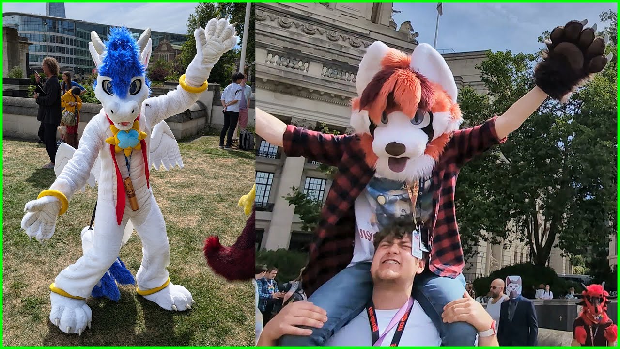 PARTYING in the Park! - LondonFurs Fursuit Walk Vlog - June 2024