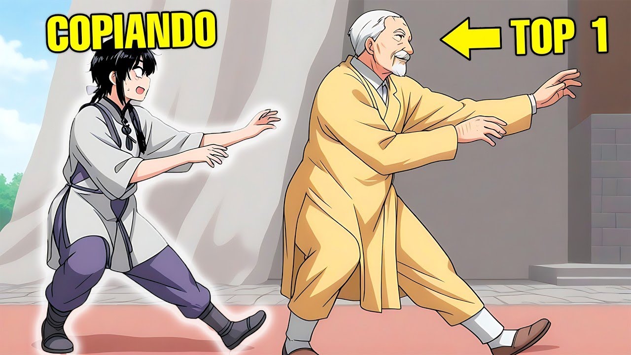 🔶Niño Débil Copia el Entrenamiento del Monje TOP 1 y Crea su Propio Estilo