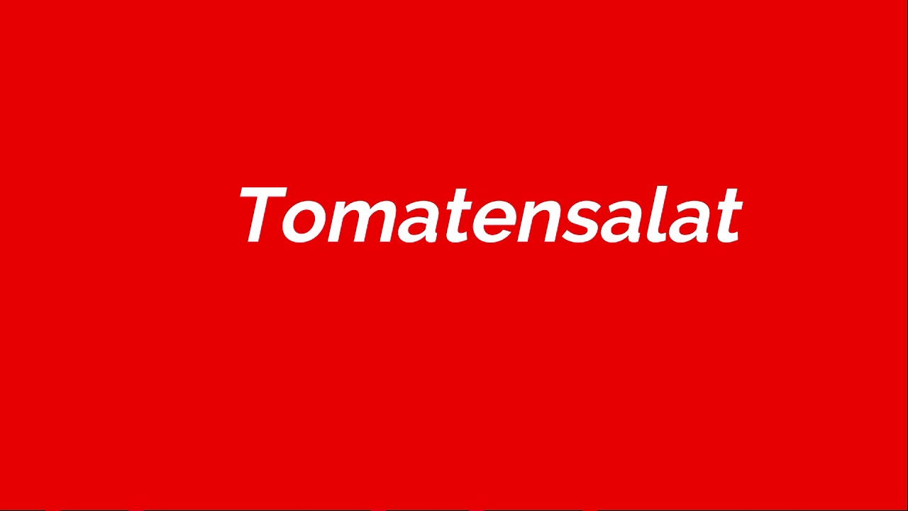 Tomatensalat 🍅🎼 (Instrumentalfassung) 