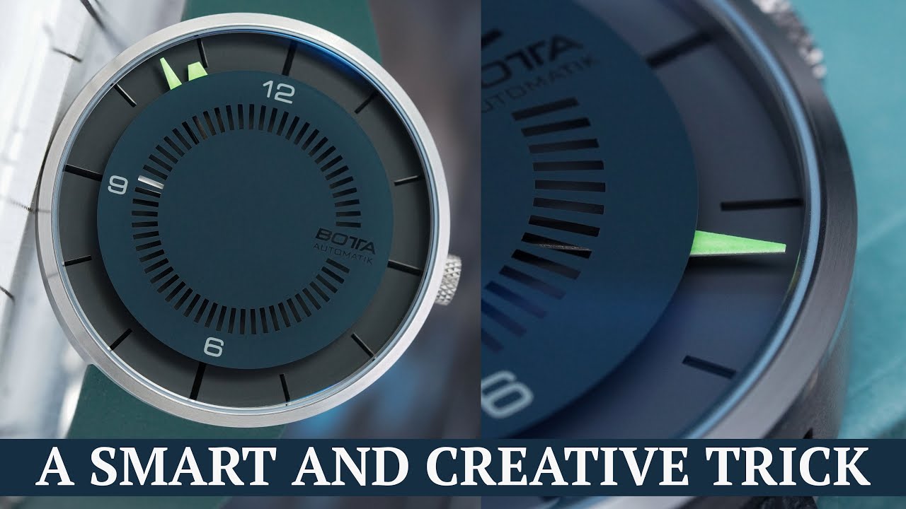 This automatic watch ticks like a quartz!? Innovative and clean design - BOTTA Clavius Automatic