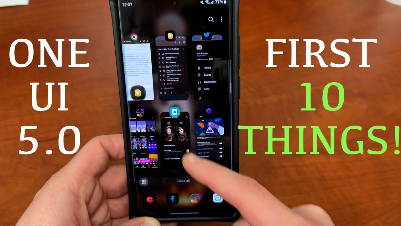Samsung One UI 5.0 Update For Galaxy Smartphones-First 10 Things To Do!