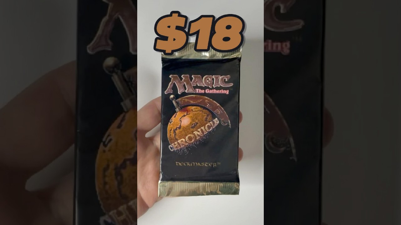Opening a 31 Year Old Booster Pack #mtg #magic #tcg #90s #packopening