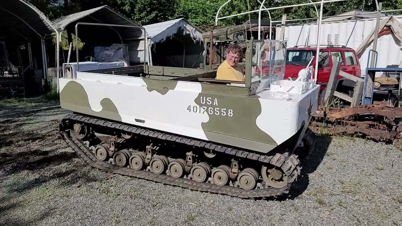 1944 M29 Weasel first drive